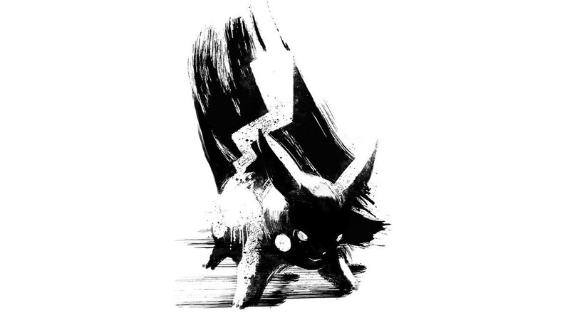 Black and White Pikachu