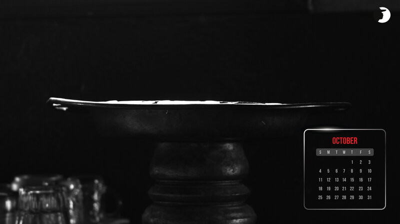 Black and White Plate