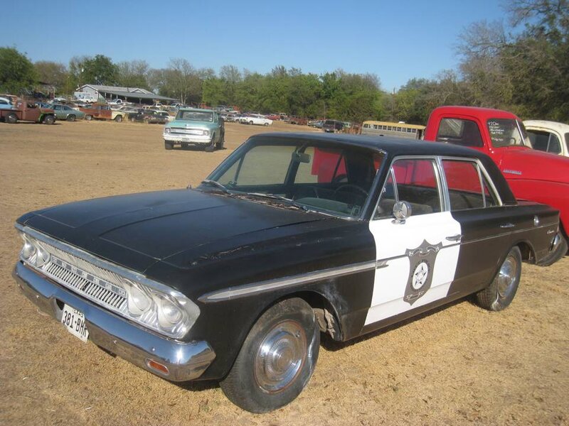 Black and White Police Car — Outdoor