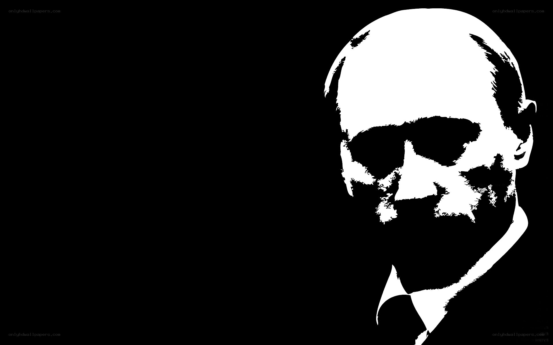 black and white portrait