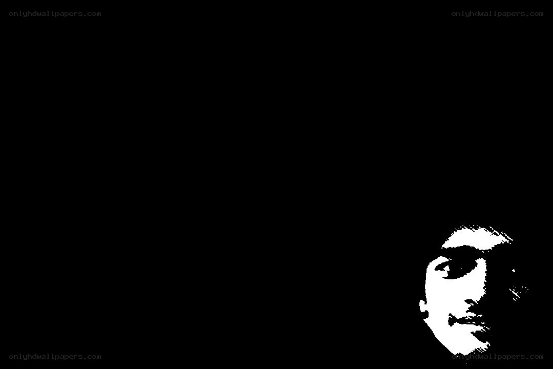 black and white portrait