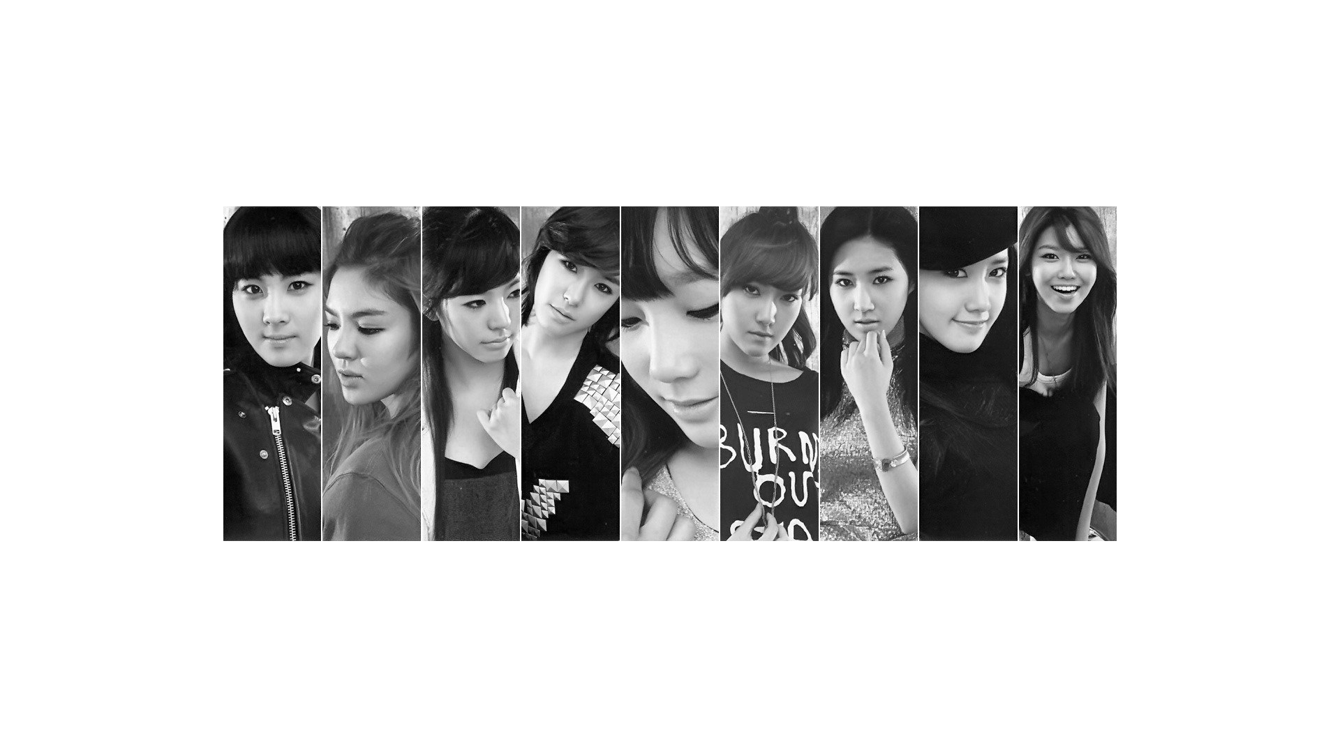 black and white portrait collage