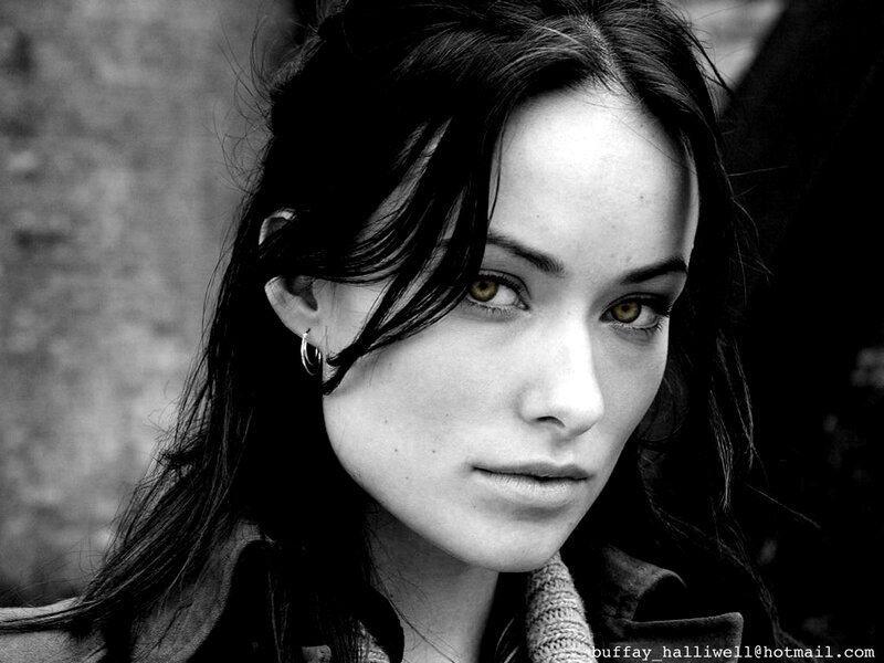 black and white portrait of a woman