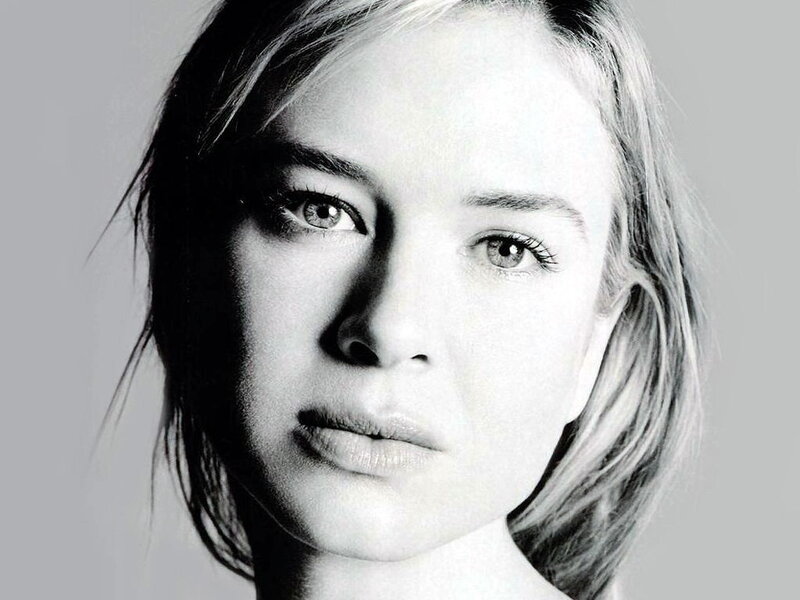 black and white portrait of a woman