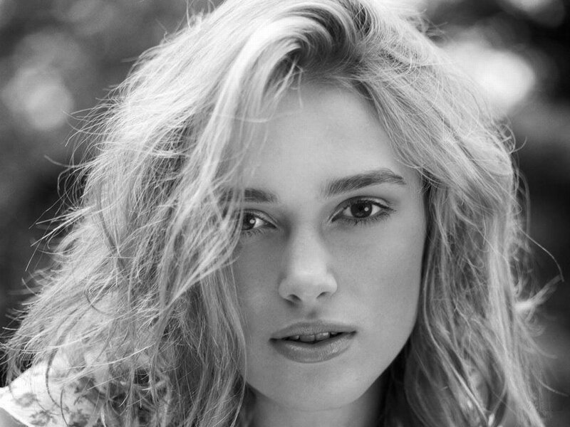 black and white portrait of a woman
