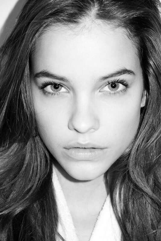 black and white portrait of a woman