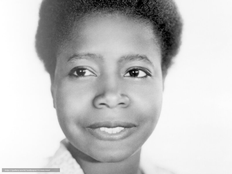 Black and white portrait of a young girl