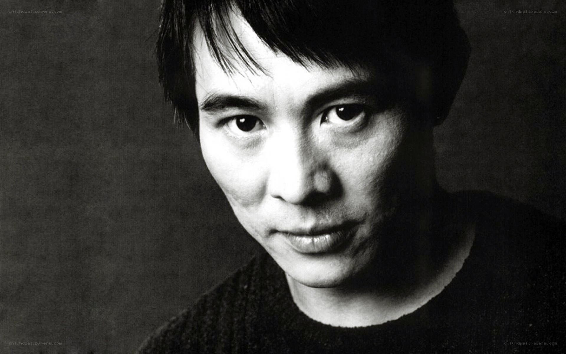 black and white portrait of man