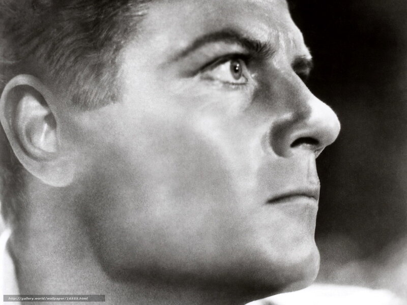 black and white portrait of man