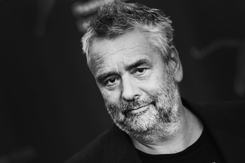 black and white portrait of man