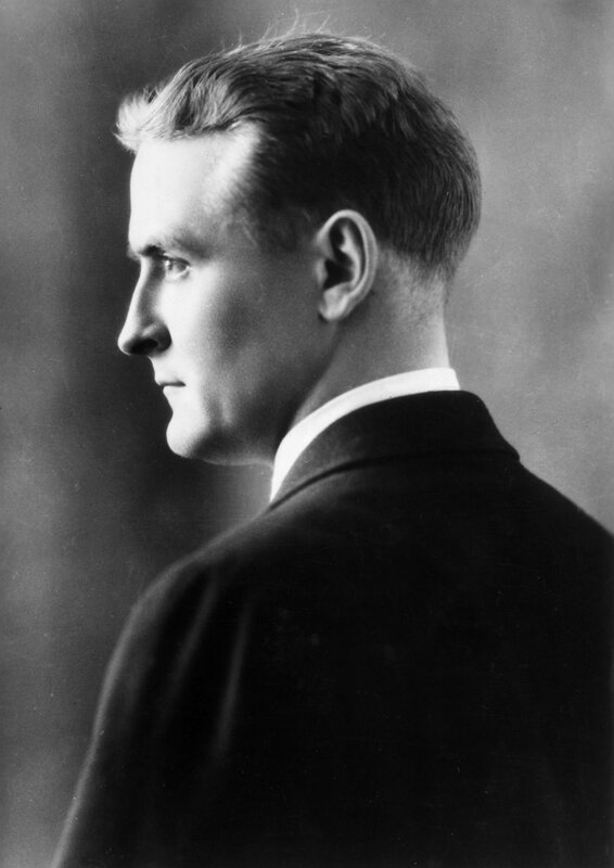 black and white portrait of man