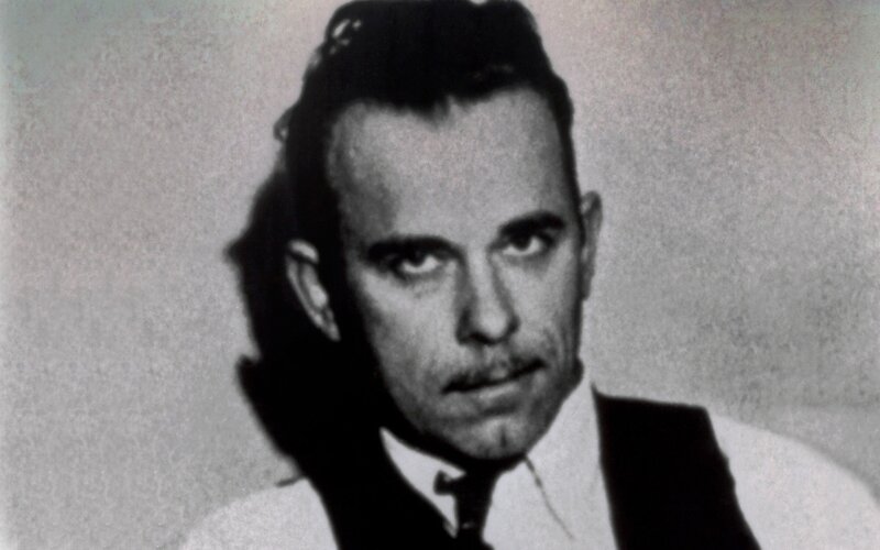 black and white portrait of man