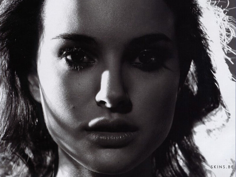 black and white portrait of woman