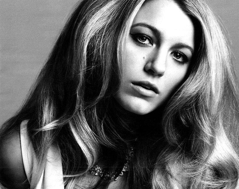 black and white portrait of woman