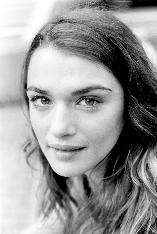 black and white portrait of woman