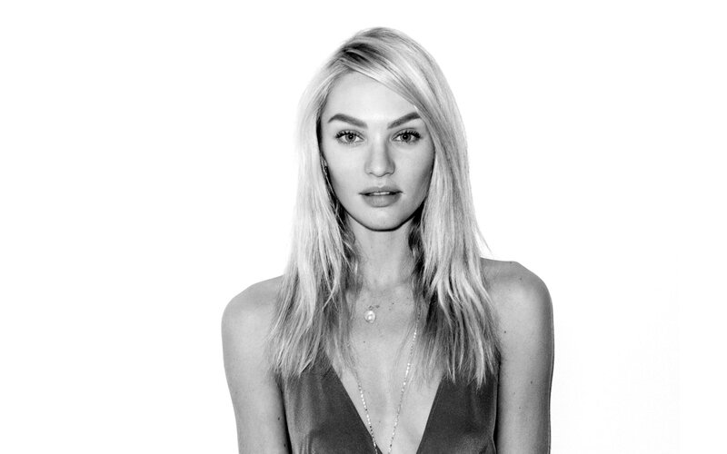black and white portrait of woman