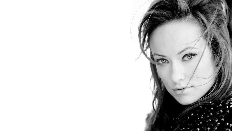 black and white portrait of woman