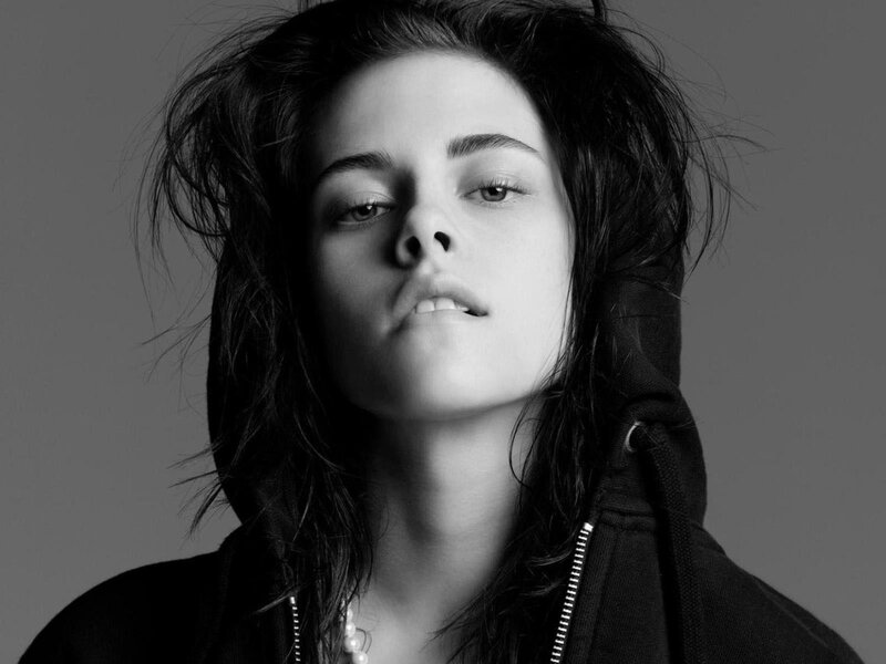 black and white portrait of woman
