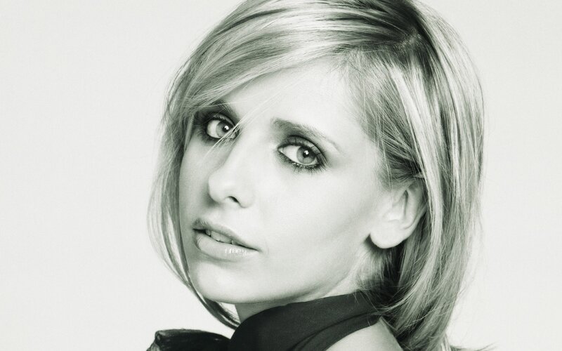 black and white portrait of woman