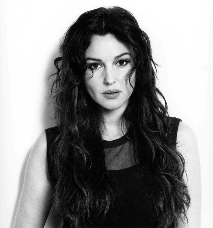 black and white portrait of woman