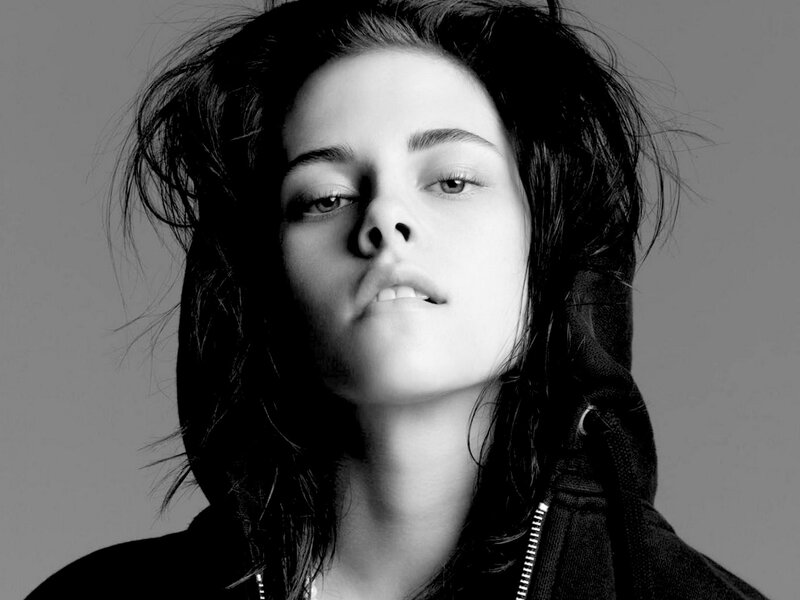 black and white portrait of woman