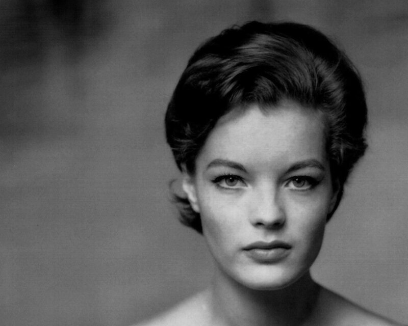 black and white portrait of woman