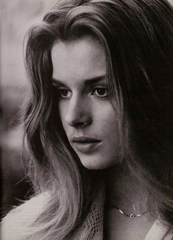 black and white portrait of woman