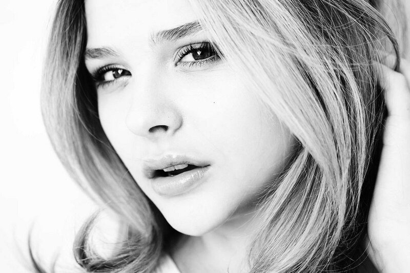 black and white portrait of woman
