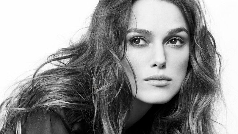 black and white portrait of woman