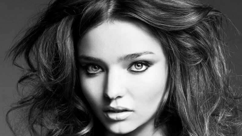 black and white portrait of woman