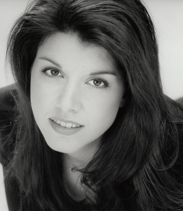 black and white portrait of woman