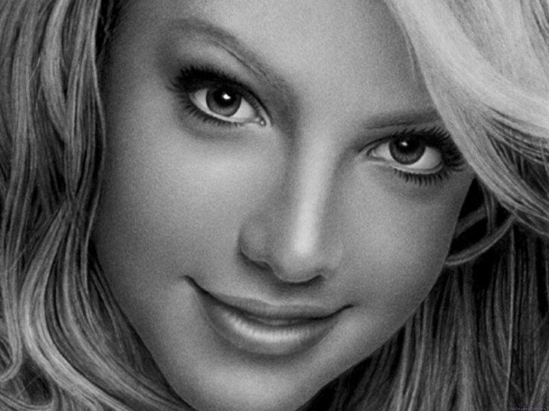 black and white portrait of woman