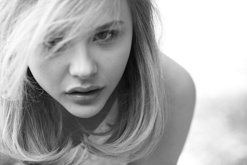 black and white portrait of woman