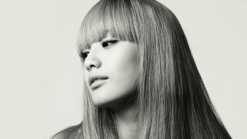 black and white portrait of woman