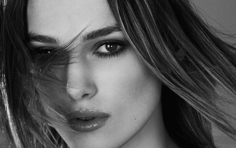black and white portrait of woman