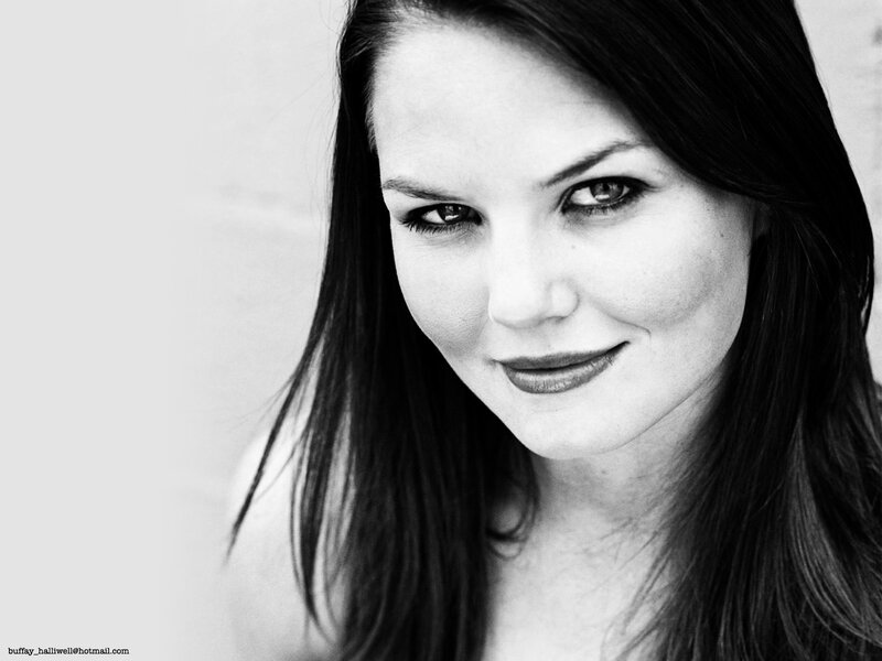 black and white portrait of woman