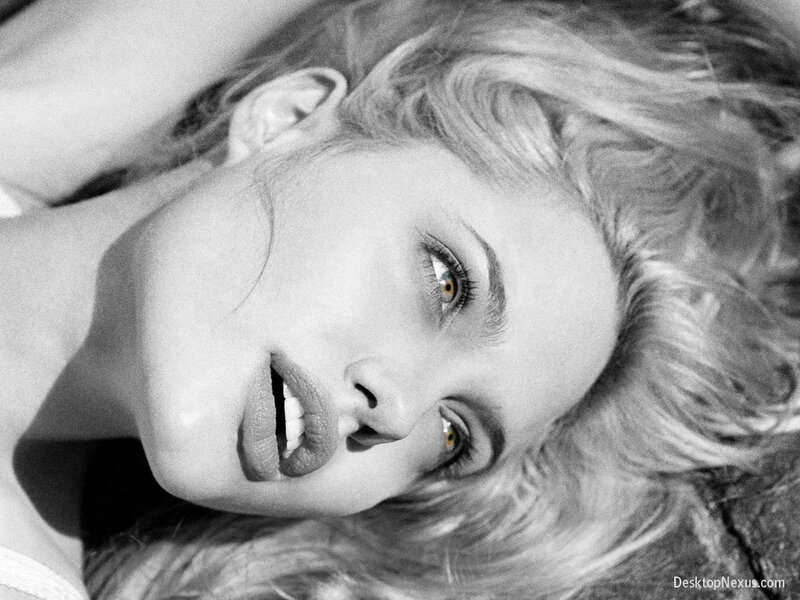black and white portrait of woman