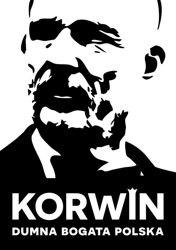 Black and White Portrait — Serious, Vector Art