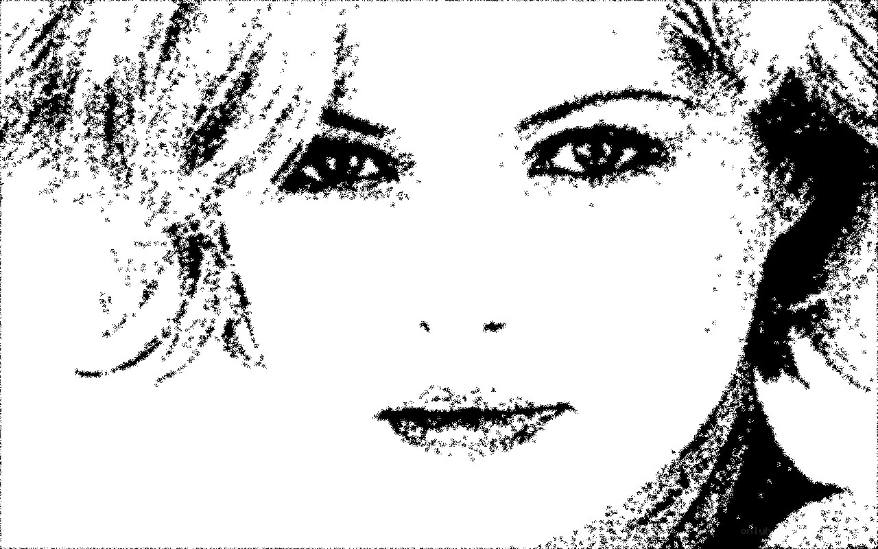 black and white portrait sketch