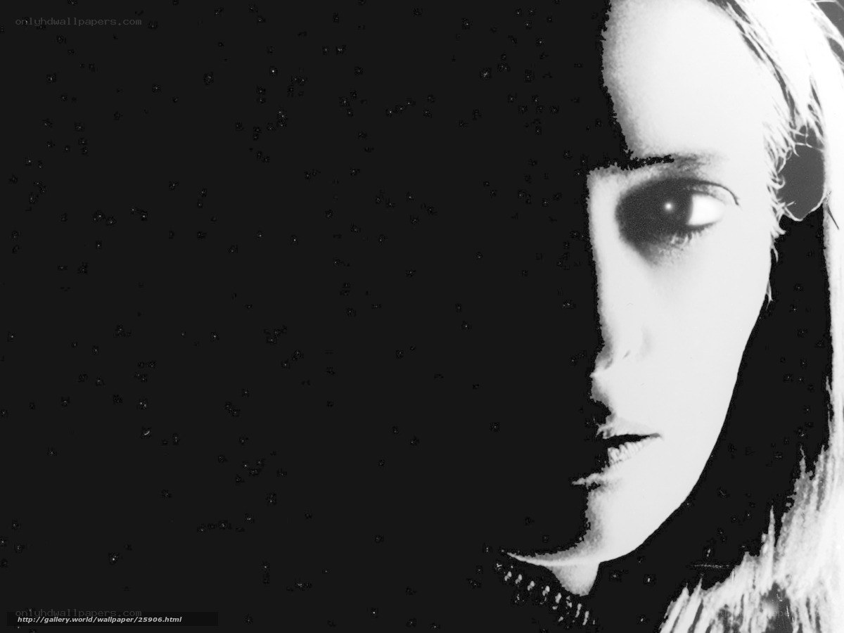 black and white portrait