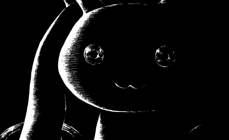 Black and White Rabbit — Dramatic