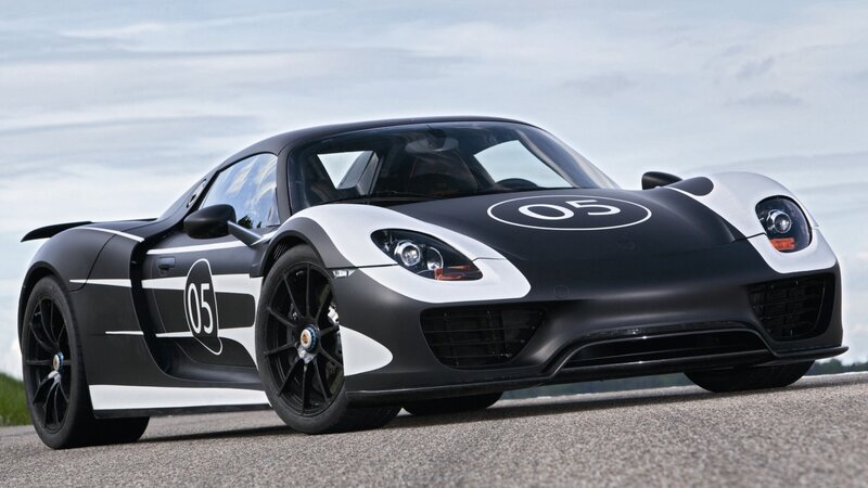 Black and White Race Car — Dynamic, Afternoon, Photograph, Race Car, Asphalt