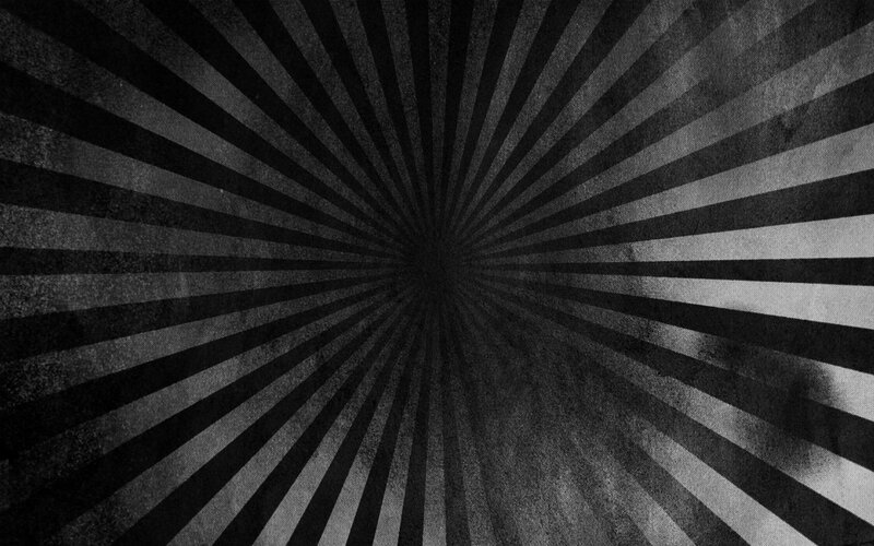 Black and White Radial Pattern — Dramatic