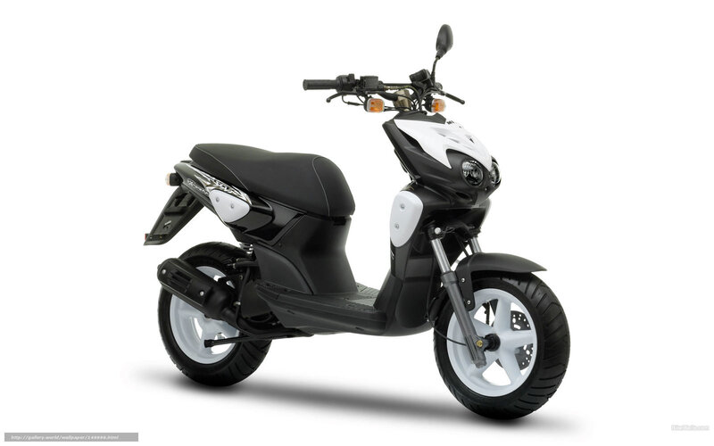 Black and White Scooter — Neutral
