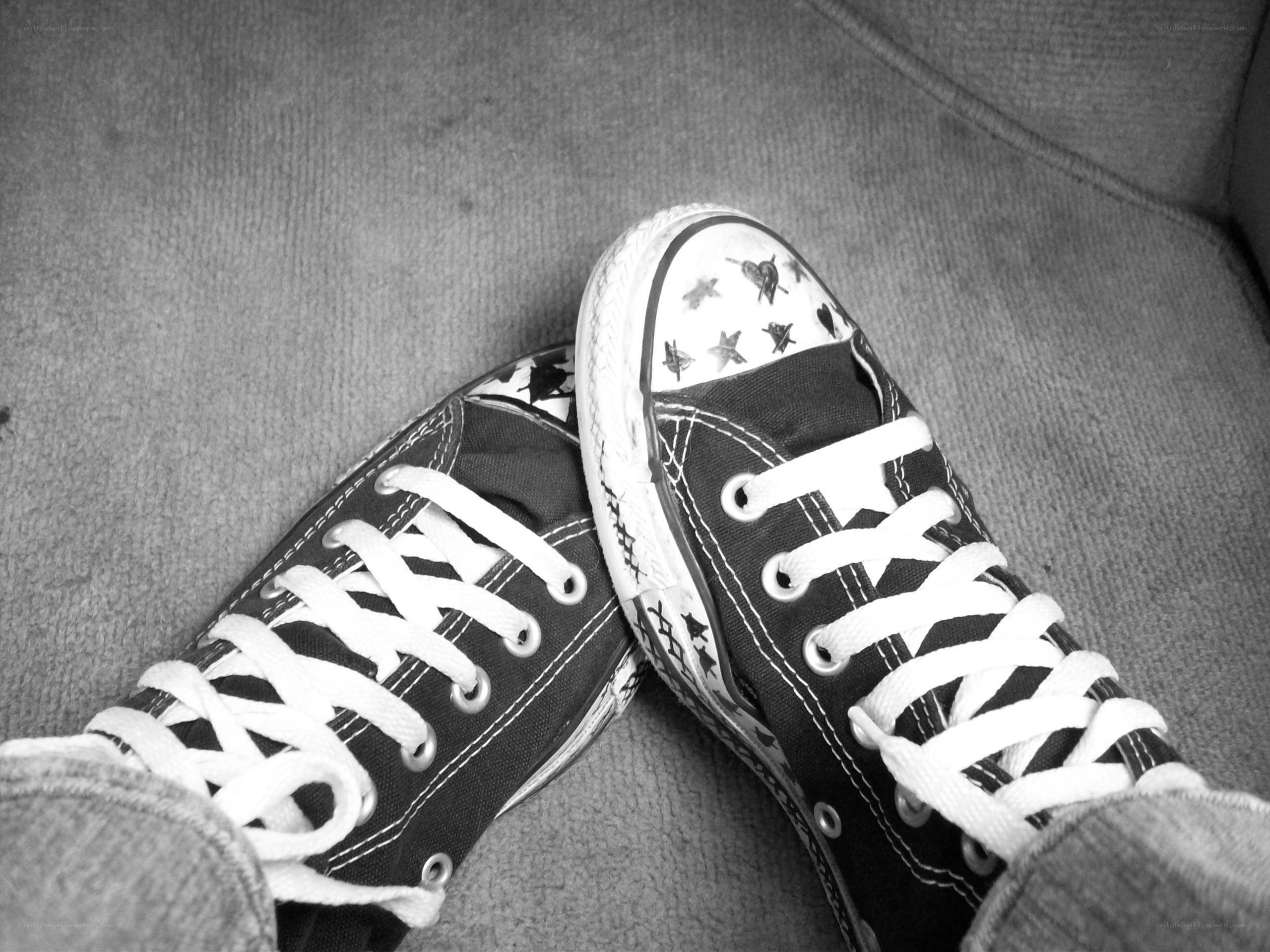 black and white sneakers