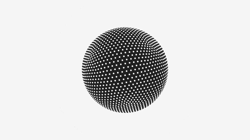 Black and White Sphere