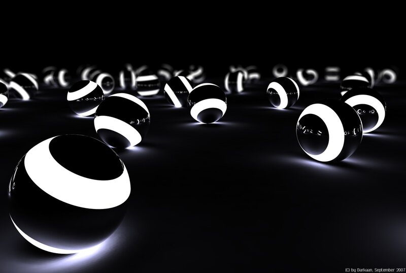 Black and White Spheres