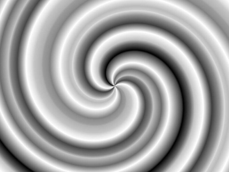 Black and White Spiral — Hypnotic
