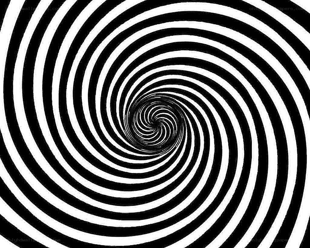 black and white spiral pattern