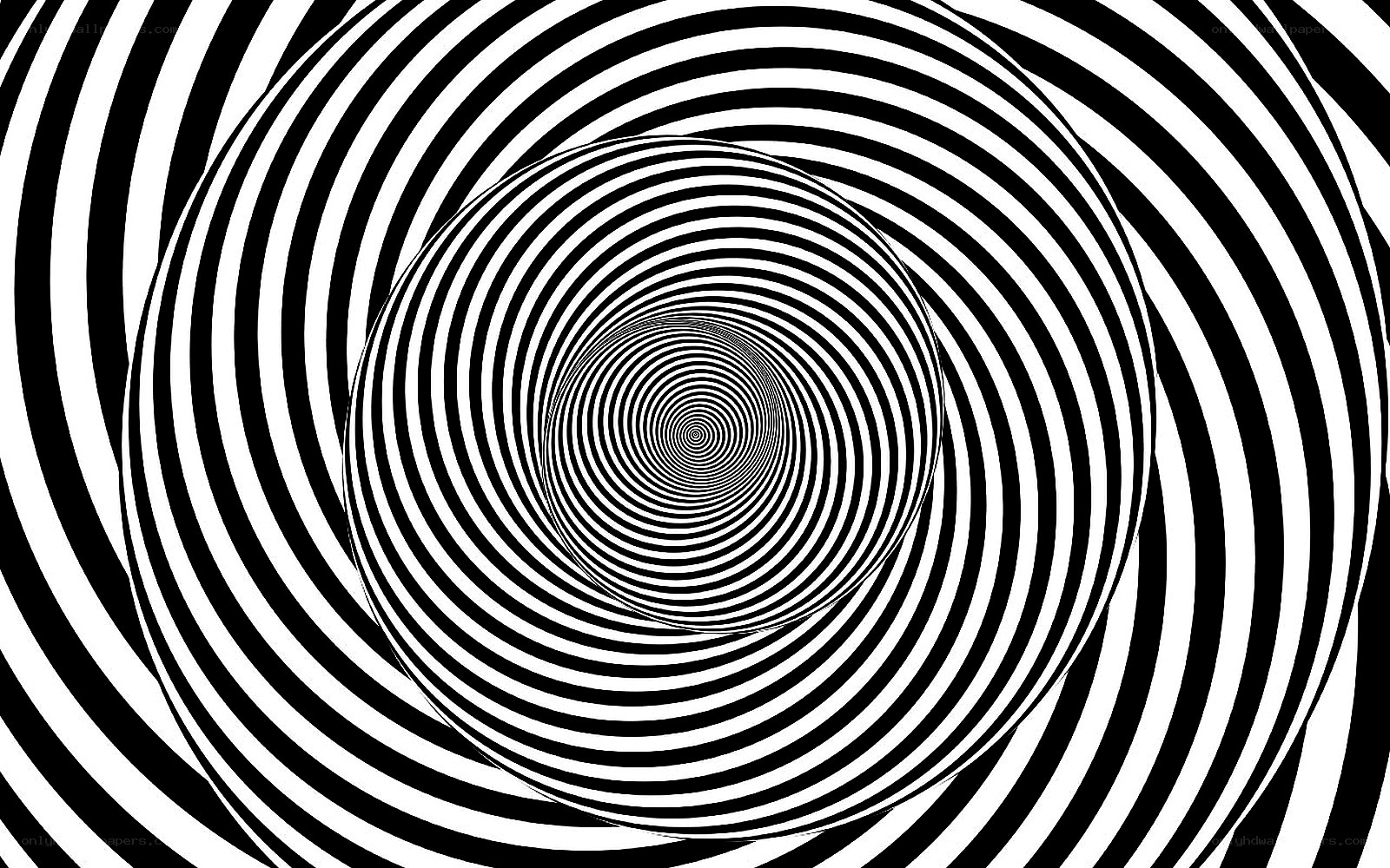 black and white spiral pattern
